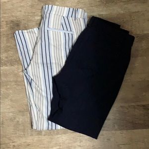 Two pairs of Express Work Pants